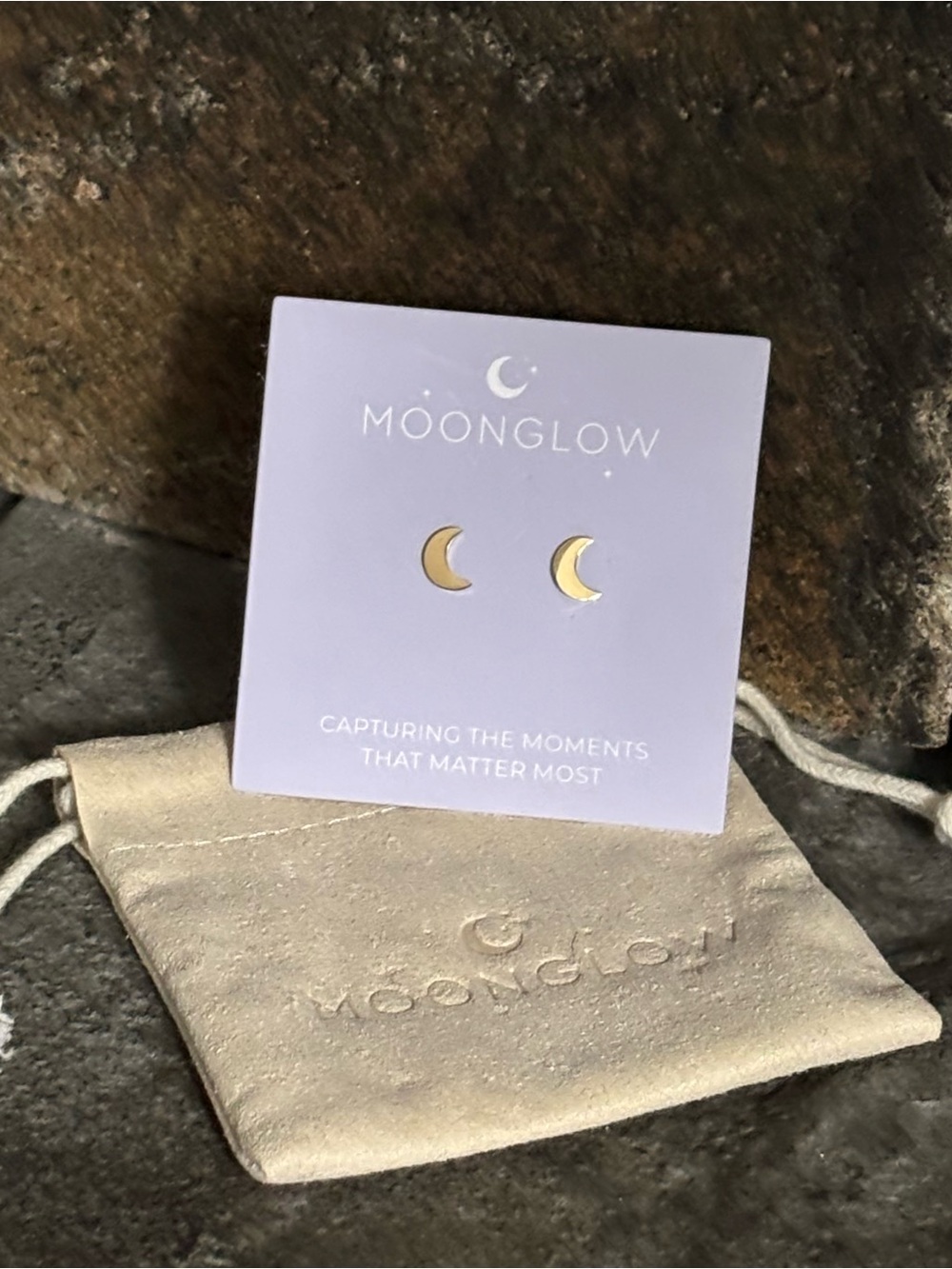 NEW Moonglow Crescent Moon Earrings
